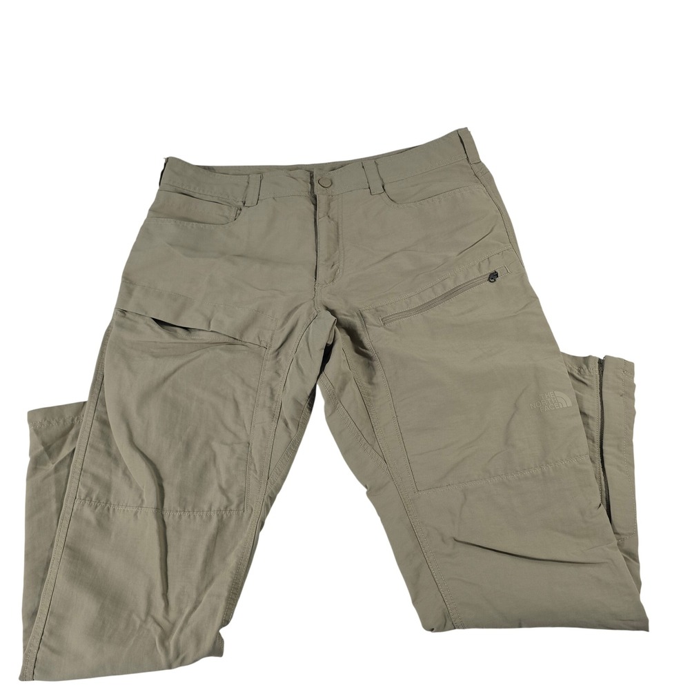 The North Face Paramount Active Pants Mens 36 Khaki Tan Hiking NF0A47DR